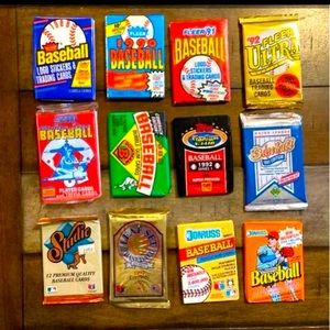 Over 150 vintage baseball cards!